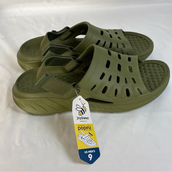 Joybees Other - Joybees Active Mens 9 Trekking Slide Walking Supportive Clog Sandal NWT Olive